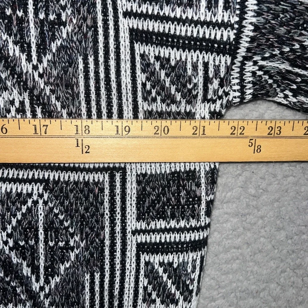VTG Sears Roebuck Sweater Men's Sz M Gray Acrylic Geometric Pullover Grandpa 90s
